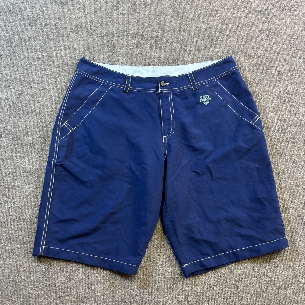 Cheetah Golf Short Men's M Blue Polyester Athletic Performance Running Summer